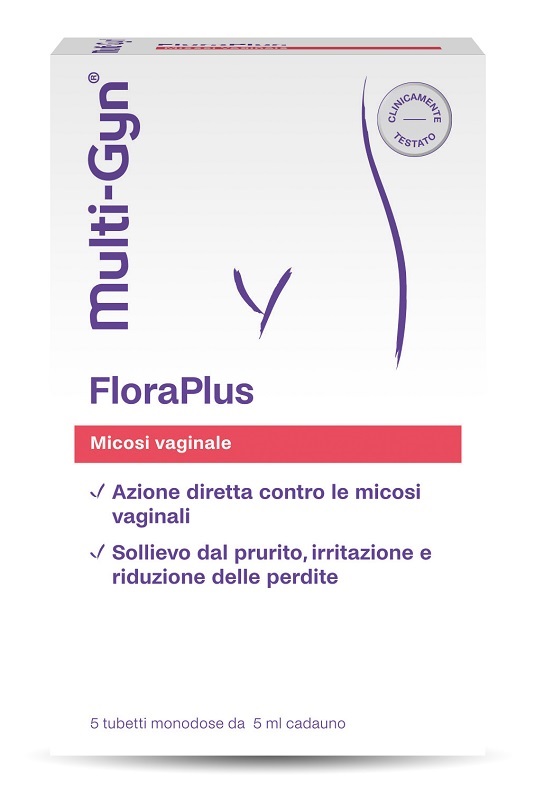 FLORAPLUS MULTI-GYN CANDIDOSI VAGINALE 5 TUBETTI X 5 ML - Farmacia Del Monaco