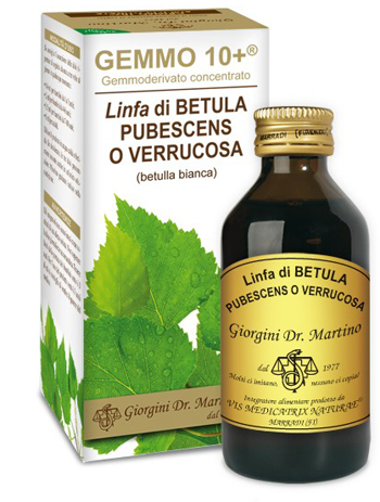 GEMMO 10+ BETULLA B LINFA 100 ML LIQUIDO ANALCOLICO - Farmacia Del Monaco
