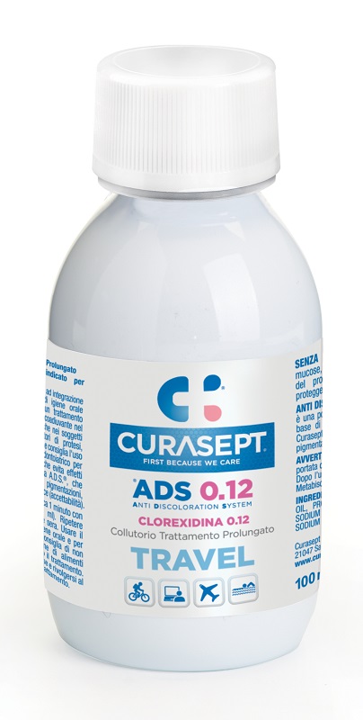 CURASEPT COLLUTORIO 0,12 TRAVEL ADS 100 ML - Farmacia Del Monaco