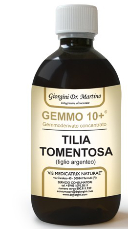 GEMMO 10+ TIGLIO ARGENTEO LIQUIDO ANALCOLICO 500 ML - Farmacia Del Monaco