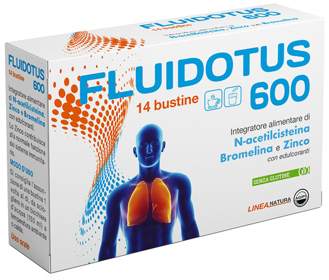 FLUIDOTUS 600 14 BUSTINE - Farmacia Del Monaco