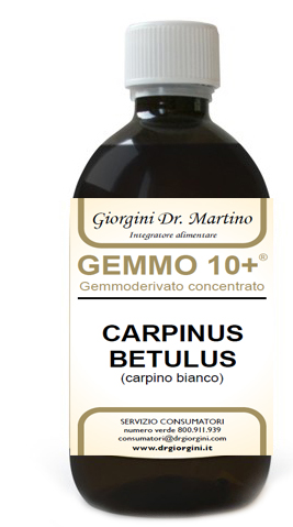 GEMMO 10+ CARPINO BIANCO 500 ML LIQUIDO ANALCOLICO - Farmacia Del Monaco