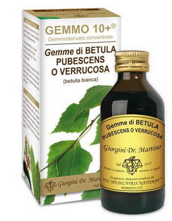 GEMMO 10+ BETULLA BIANCA 100 ML LIQUIDO ANALCOLICO - Farmacia Del Monaco