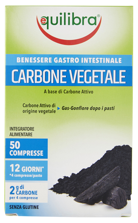 CARBONE VEGETALE 50 COMPRESSE - Farmacia Del Monaco