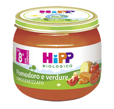 HIPP BIO HIPP BIO OMOGENEIZZATO SUGO POMODORO VERDURE 2X80 G - Farmacia Del Monaco