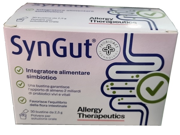 SYNGUT 30 BUSTINE DI LIOFILIZZATO DA 2,5 G IN ASTUCCIO 75 G - Farmacia Del Monaco
