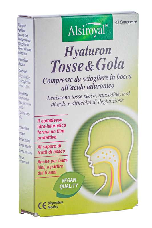 HYALURON TOSSE & GOLA 30 COMPRESSE N - Farmacia Del Monaco