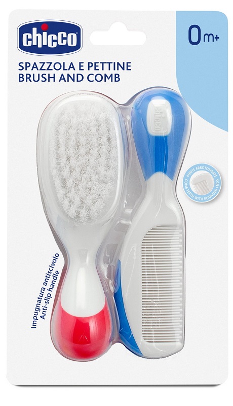 CHICCO SPAZZOLA + PETTINE NYLON - Farmacia Del Monaco