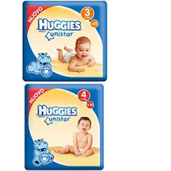 PANNOLINO HUGGIES UNISTAR MAXI 4 7/18 KG 18 PEZZI - Farmacia Del Monaco