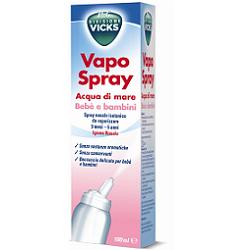 VICKS VAPOSPRAY ACQUA DI MARE BEBE' BAMBINI ISOTONICO 100 ML - Farmacia Del Monaco