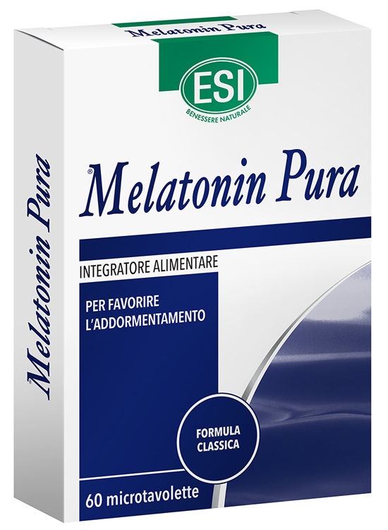 ESI MELATONIN PURA 60 MICROTAVOLETTE - Farmacia Del Monaco