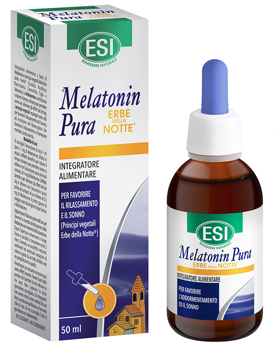 ESI MELATONIN PURA GOCCE ERBE NOTTE 50 ML - Farmacia Del Monaco