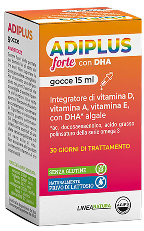 ADIPLUS FORTE CON DHA GOCCE FLACONCINO 15 ML - Farmacia Del Monaco