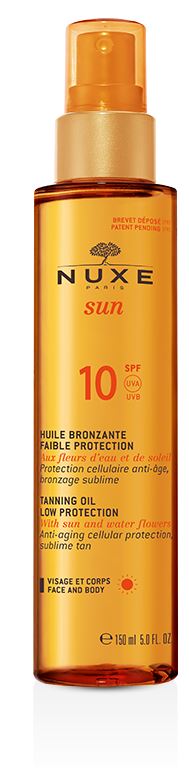 NUXE SUN OLIO SOLARE VISO E CORPO SPF10 150 ML - Farmacia Del Monaco