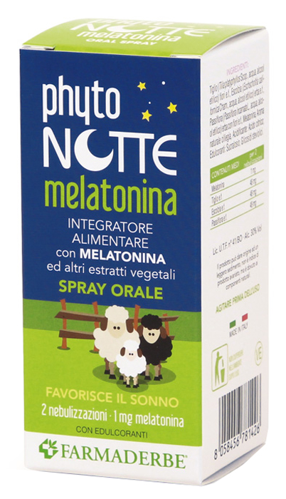 PHYTO NOTTE MELATONINA SPRAY ORALE 30 ML - Farmacia Del Monaco