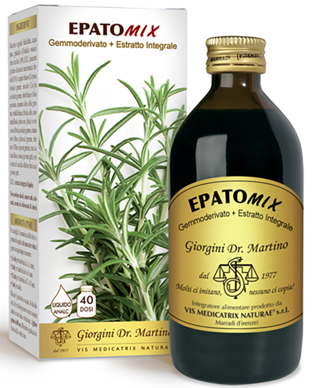 EPATOMIX GEMMODERIVATO + ESTRATTO INTEGRALE SENZA ALCOOL 200 ML - Farmacia Del Monaco