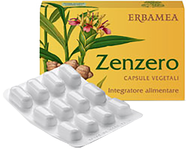 ERBAMEA ZENZERO 24 CAPSULE VEGETALI - Farmacia Del Monaco