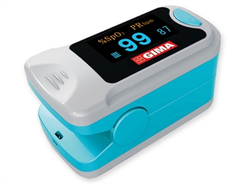 PULSOSSIMETRO DA DITO PULSOXIMETRO OXY-3 CON DISPLAY PER MISURAZIONE DIOSSIGENO NEL SANGUE E BATTITO CARDIACO CON CORDINO E BATTERIE - Farmacia Del Monaco