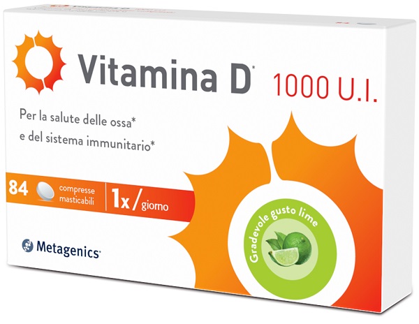 VITAMINA D 1000 UI 84 COMPRESSE MASTICABILI - Farmacia Del Monaco