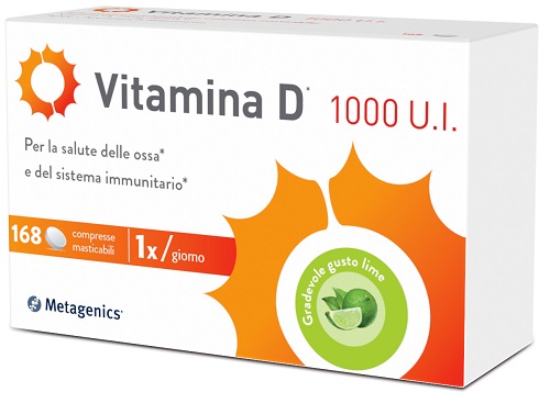 VITAMINA D 1000 UI 168 COMPRESSE MASTICABILI - Farmacia Del Monaco