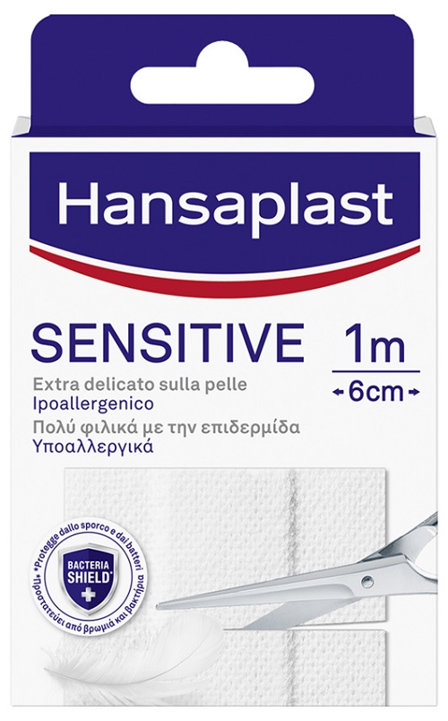 HANSAPLAST STRISCIA SENSITIVE PRETAGLIATA 1X6CM 10 PEZZI - Farmacia Del Monaco