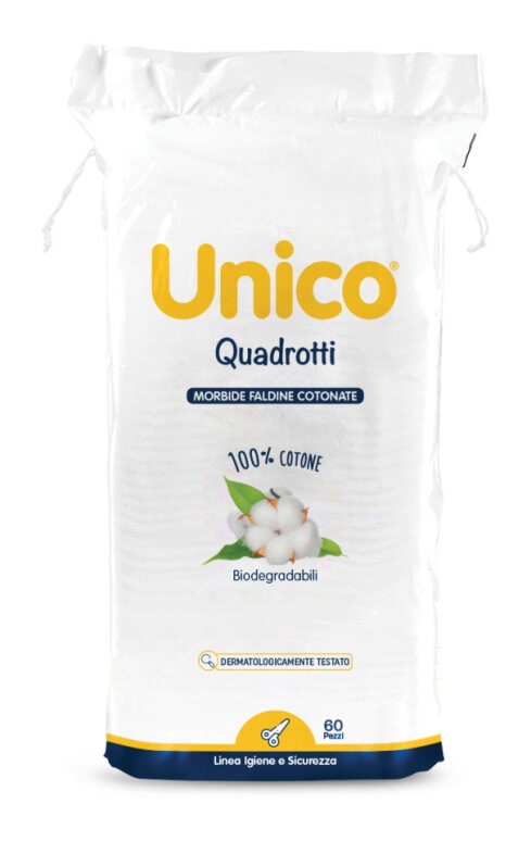 UNICO QUADROTTI 100% COTONE 60 PEZZI - Farmacia Del Monaco