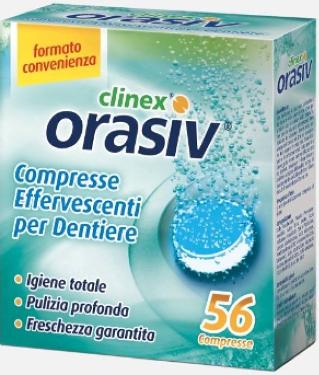ORASIV CLINEX 56 COMPRESSE EFFERVESCENTI - Farmacia Del Monaco