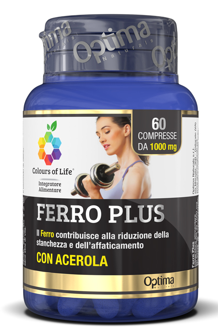 COLOURS OF LIFE FERRO PLUS 60 COMPRESSE 1000 MG - Farmacia Del Monaco