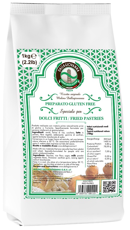 PREPARATO SPECIALE PER DOLCI FRITTI 1 KG - Farmacia Del Monaco
