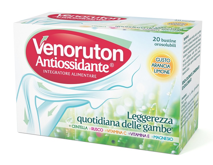 VENORUTON ANTIOSSIDANTE 20 BUSTINE OROSOLUBILI MONODOSE - Farmacia Del Monaco