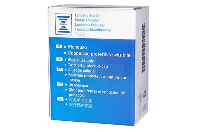 LANCETTE PUNGIDITO BRUNO 25 PEZZI - Farmacia Del Monaco
