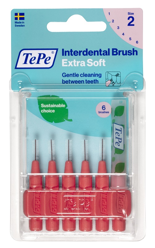 TEPE SCOVOLINO XSOFT ROSSO 0,5MM 6 PEZZI - Farmacia Del Monaco