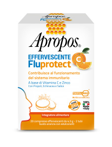 APROPOS FLUPROTECT EFFERVESCENTE C 20 COMPRESSE - Farmacia Del Monaco