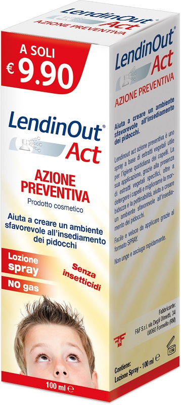 LENDINOUT ACT AZIONE PREVENTIVA SPRAY 100 ML - Farmacia Del Monaco
