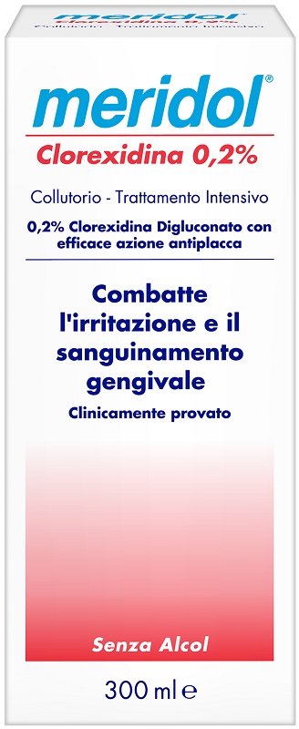 MERIDOL CLOREXIDINA 0,2% COLLUTORIO 300 ML - Farmacia Del Monaco