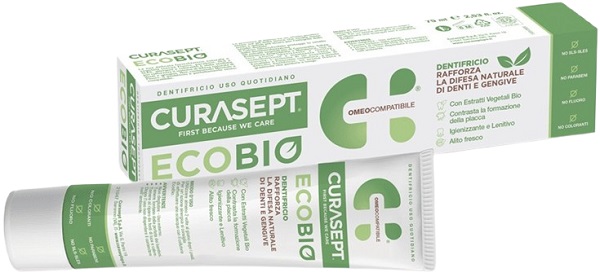 CURASEPT PHARMADENT ECOBIO DENTIFRICIO 75 ML - Farmacia Del Monaco