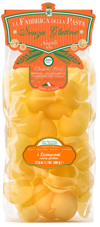 I LUMACONI GIGANTI PASTA SENZA GLUTINE 500 G - Farmacia Del Monaco