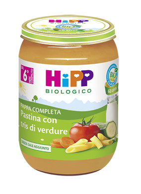 HIPP BIO HIPP BIO PAPPA PRONTA PAST TRIS DI VERDURE 190 G - Farmacia Del Monaco