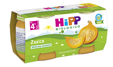 HIPP BIO HIPP BIO OMOGENEIZZATO ZUCCA 2X80 G - Farmacia Del Monaco