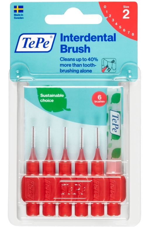 TEPE SCOVOLINO ROSSO 0,5MM 6 PEZZI - Farmacia Del Monaco