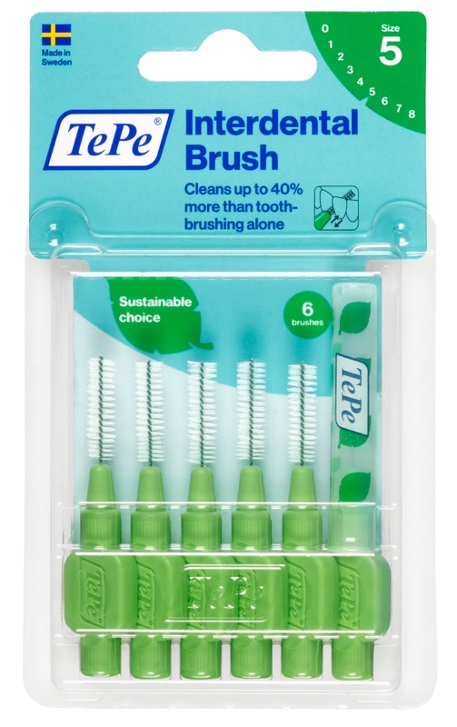 TEPE SCOVOLINO VERDE 0,8MM 6 PEZZI - Farmacia Del Monaco