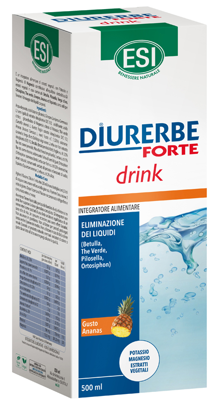 ESI DIURERBE FORTE DRINK ANANAS 500 ML - Farmacia Del Monaco