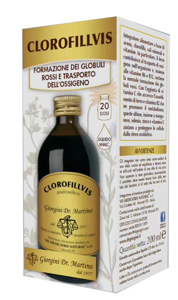 CLOROFILLVIS LIQUIDO ANALCOLICO 200 ML - Farmacia Del Monaco