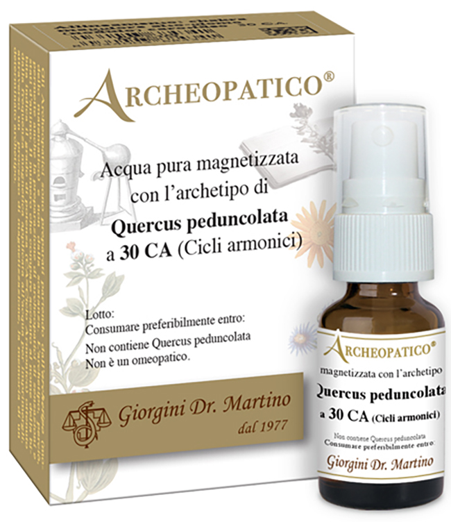 ARCHEOPATICO ACQUA PURA MAGNETIZZATA CON ARCHETIPO QUERCUS PEDUNCOLATA A 30 CICLI ARMONICI 10 ML - Farmacia Del Monaco