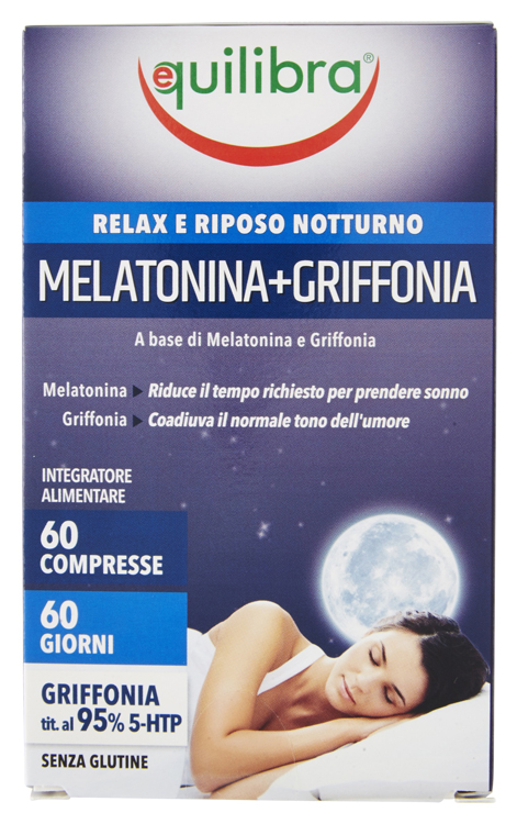 MELATONINA + GRIFFONIA 60 COMPRESSE - Farmacia Del Monaco