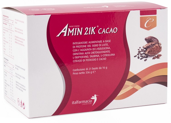 AMIN 21K CACAO 336 G - Farmacia Del Monaco