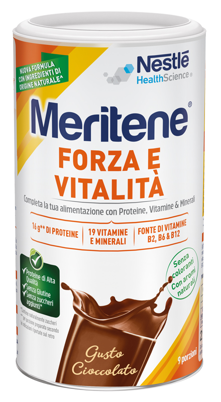MERITENE FORZA E VITALITA' CIOCCOLATO 270 G - Farmacia Del Monaco