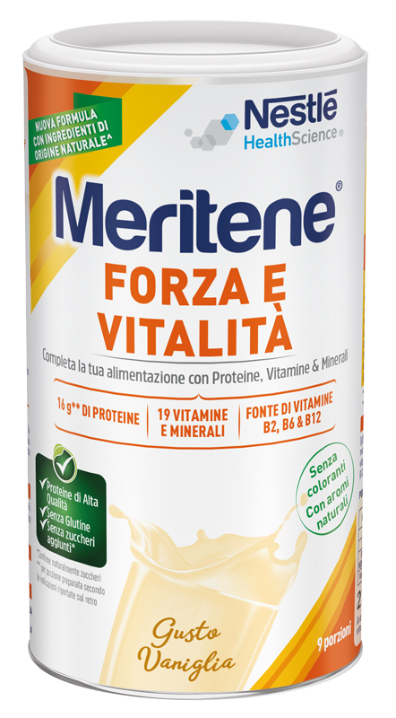 MERITENE FORZA E VITALITA' VANIGLIA 270 G - Farmacia Del Monaco