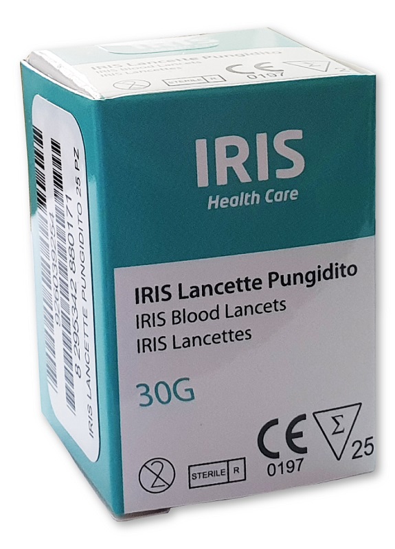 LANCETTE PUNGIDITO IRIS 25 PEZZI - Farmacia Del Monaco