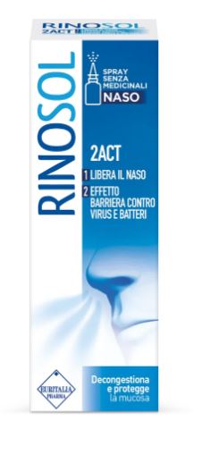 SPRAY NASALE RINOSOL 2ACT 15 ML - Farmacia Del Monaco